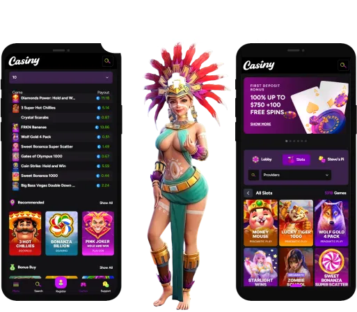 Casiny App Interface