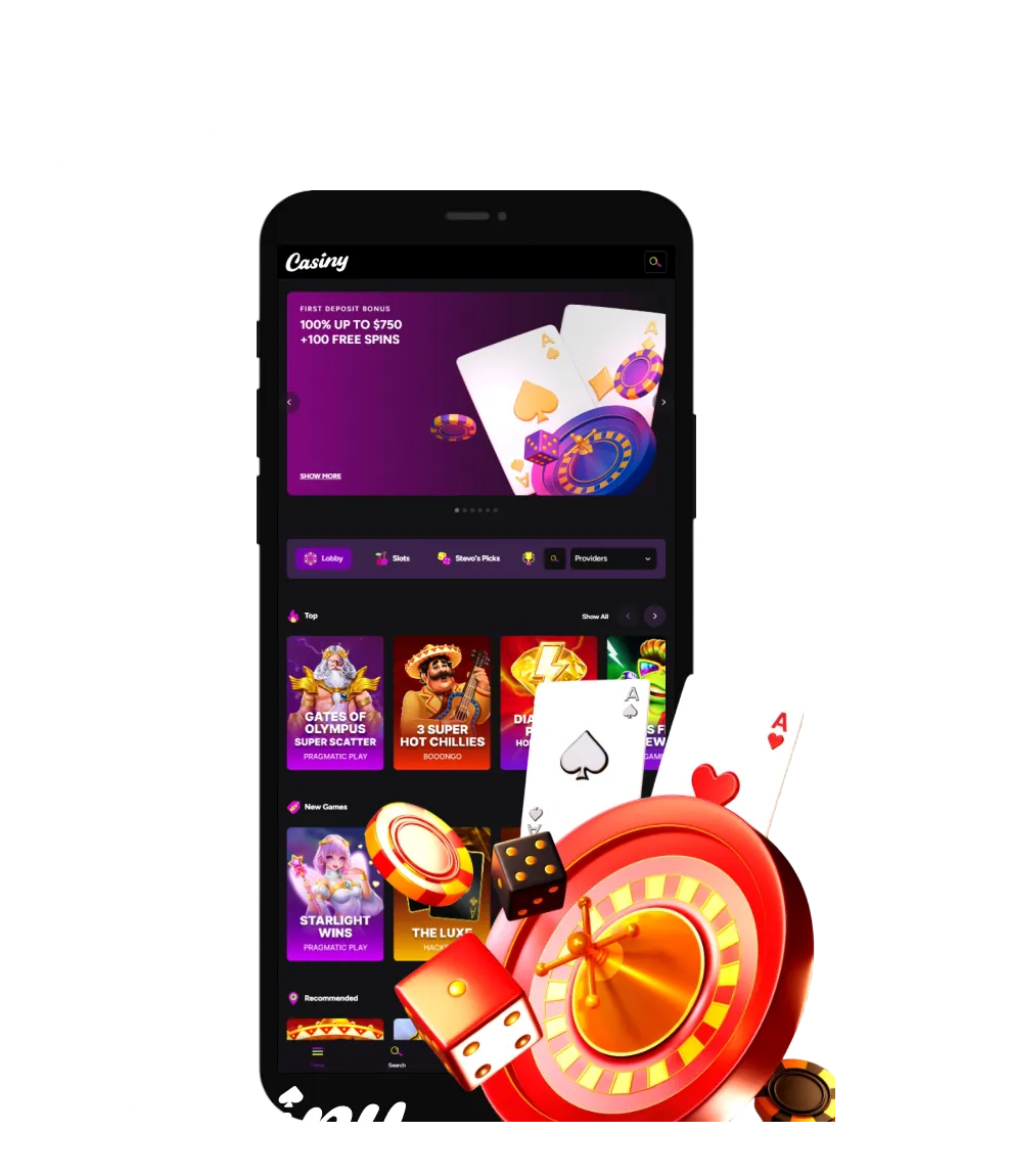 Download Casiny app on your smartphone